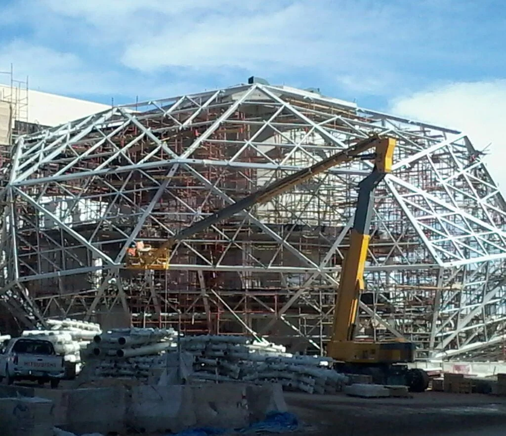 سازه فضاکار , سازه فضایی , space frame structure , تکنو استیل